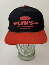 Vintage LUM’S FORD Hat Lincoln Mercury Snapback Cap Albemarle NC Excellent - $14.80