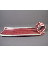 Studio Art Pottery Open Butter Dish with Handle 8.5&quot; Signed - £17.99 GBP