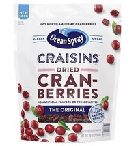Ocean Spray Craisins Dried Cranberries Original (48 oz.) FREE SHIPPING - £10.61 GBP