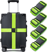 Luggage Straps for Suitcases 4 Pack, TSA Approved Travel Essentials, Lug... - $13.52 CAD