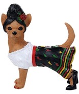 Ebros Adorable Red Hot Chili Senorita Chihuahua Collection Figurine 4.75&quot;H - $33.94 CAD