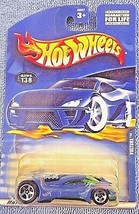 2001 Hot Wheels Collector No #138 VULTURE Blue Transparent Green Base w/... - $7.45