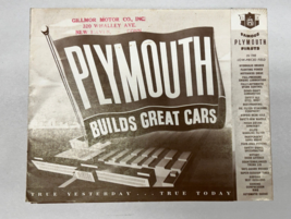 1949 Plymouth Dealer Brochure Foldout Poster DeLux and Special DeLux - $14.95