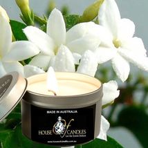 Jasmine Eco Soy Wax Scented Tin Candles, Vegan Friendly, Hand Poured - £11.85 GBP+