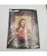 Vintage 1997 Bucilla Jesus Christ at 33 Counted Cross Stitch 41644 11&quot; X... - $24.70