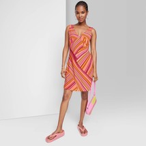 Woven Slip Dress - Wild Fable Pink Multistriped L - £7.76 GBP