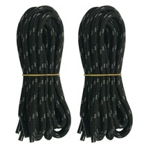 2 pairs 5mm Thick Heavy duty Round Hiking Work Boot Shoe laces Strings M... - £6.35 GBP