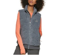 Bass Outdoor Womens Route Hiking Faux Sherpa Vest Size X-Large Color Goblin Blue - £50.22 GBP