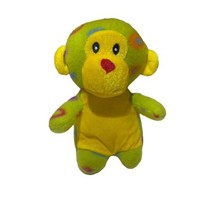 Plush Appeal Home of Mardi Gras Plush Green Yellow 8” Stuffed Monkey Animal Toy - £8.21 GBP