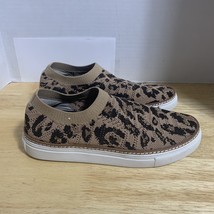 Vince Camuto Keamalla Brown/Black Leopard Print Slip On Women&#39;s Shoes Si... - $23.28