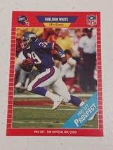 Sheldon White New York Giants 1989 Pro Set Rookie Card #532 - £0.75 GBP