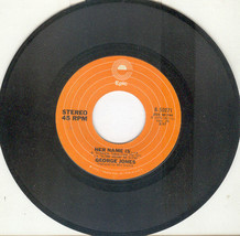 George Jones 45 Rpm Her Name Is... - £2.35 GBP