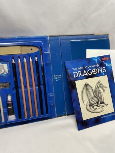 The Art Of Drawing Dragons Art Kit Fantasy Crafts - $5.69