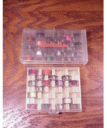 2 Cases of Metal Bobbins, 34 Bobbins, Necci Boxes - $9.95