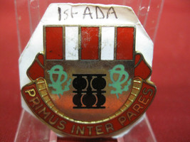 Vintage Authentic US Army Unit Crest Insignia 1st ADA #15 - $19.79