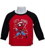 Marvel SPIDER-MAN in Santa Hat Let's Hang Toddler Boys L/S Raglan T-Shir... - $14.84