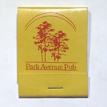 Park Avenue Pub Restaurant West Bend Wisconsin Match Book Matchbox - £3.77 GBP