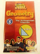 Standard Deviants School Geometry 5 The Pythagorean Theorem VHS Cassette LN - £14.94 GBP