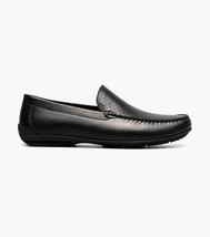 Stacy Adams Conroy Moc Toe Perf Slip-On Casual Shoes Black 25702-001 image 2