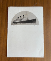 R.M.S. Aquitania Cunard Line Menu July 13 1929 Tourist Third Cabin - £39.31 GBP