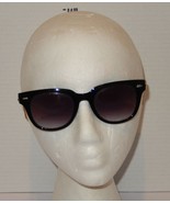 CrushEyes Pizzazz Wooden Sunglasses Black Frame Bamboo Arms Brown UV Lenses - $34.60 CAD