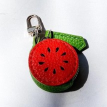 Cutie Fruit Bag Vegan Leather Charm Watermelon - $19.80