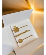 Brand New Chanel Beauty Coco Mademoiselle Gold Hair Clips, set of 3 - $706.16 MXN