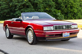 1993 Cadillac Allante maroon | 24x36 inch POSTER | luxury car - $25.23