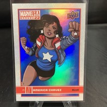 America Chavez 2021-22 Upper Deck Marvel Annual Blue Foil Parallel #3 - $1.24