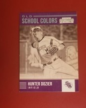 2015 Panini Contenders Old School Colors Hunter Dozier #27  FREE SHIPPING - £1.40 GBP