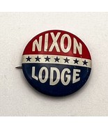 Nixon Lodge Presidential Richard Nixon Pin Back President Campaign Button - £5.89 GBP