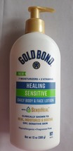 Gold Bond 7 Moisturizers+3 Vitamins Healing Sensitive Body and Face Lotion 13 oz - $13.10