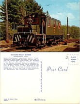 Train Railroad Seashore Trolley Museum Baldwin Westinghouse Steeple Cab Postcard - £7.51 GBP