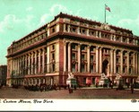 Vtg Postcard c 1908 U.S. Custom House New York - Unused - $5.89
