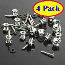 4Pcs Guitar Strap End Pins Lock Buttons Pegs Screw For Guitar Ukulele - $14.99