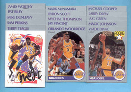 1990/91 Hoops Los Angeles Lakers Basketball Team Set  - £2.38 GBP