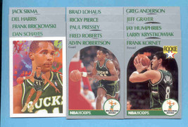 1990/91 Hoops Milwaukee Bucks Basketball Team Set  - £2.34 GBP