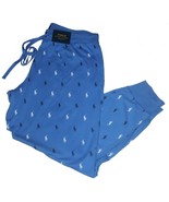 Ralph Lauren Polo Ponies Blue Adj. Waist Jogger Pants Pockets Mn&#39;s XL NW... - $36.99