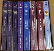 Harlequin Romance Novels Paperback Lot of 8 Love Inspired Intrigue Mixed Lot - £7.11 GBP