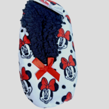 Girls Slipper Socks Disney Minnie Mouse Fuzzy Babba Size S/M Shoe Size 8-13 NEW - £4.34 GBP