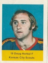 1974/75 Loblaws Nhl Action Stamp - Kansas City Scouts Doug Horbul - £1.56 GBP