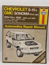 Haynes Chevrolet S-10 Gmc Sonoma 1994-1998 Blazer Jimmy Repair Manual 24071 - £12.33 GBP