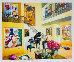 Orlando Flores De Amor Offset Litografia Art Dentro Art - £146.80 GBP