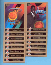 1990/91 Skybox Miami Heat Basketball Team Set  - £2.39 GBP
