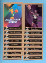 1990/91 Skybox Milwaukee Bucks Basketball Team Set  - £2.39 GBP