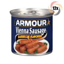 12x Cans Armour Star Barbecue Flavored Vienna Sausages | 4.6oz | Fast Sh... - £24.68 GBP