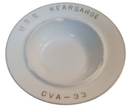 Uss Kearsarge CVA-33 Vintage Ceramica Posacenere Fukagawa Ceramiche - £15.77 GBP