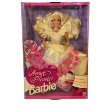 Vintage 1992 Mattel Secret Hearts Barbie Doll # 7902 In Original Box New Nos - £36.41 GBP