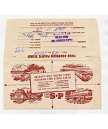  Southern Pacific Railroad Ticket Envelope Ticket 1953 &amp; Important Notice  - £14.71 GBP