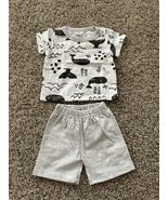 Chick Pea Brand Whales 2 pcs set shorts 0-3 months Baby Boy Gray/White - €8,57 EUR